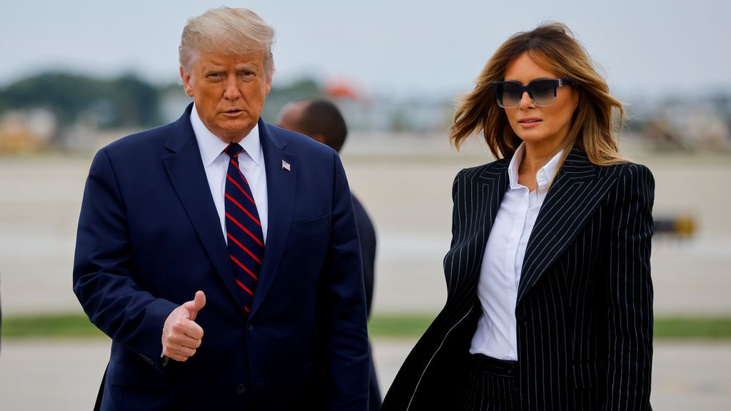 Donald Trump y Melania dan positivo por coronavirus Donald Trump y Melania dan positivo por coronavirus