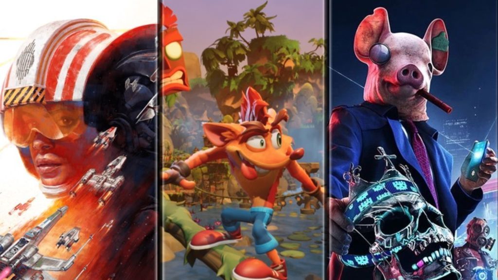 Star Wars Squadrons, Crash Bandicoot 4 y Watch Dogs: Legion