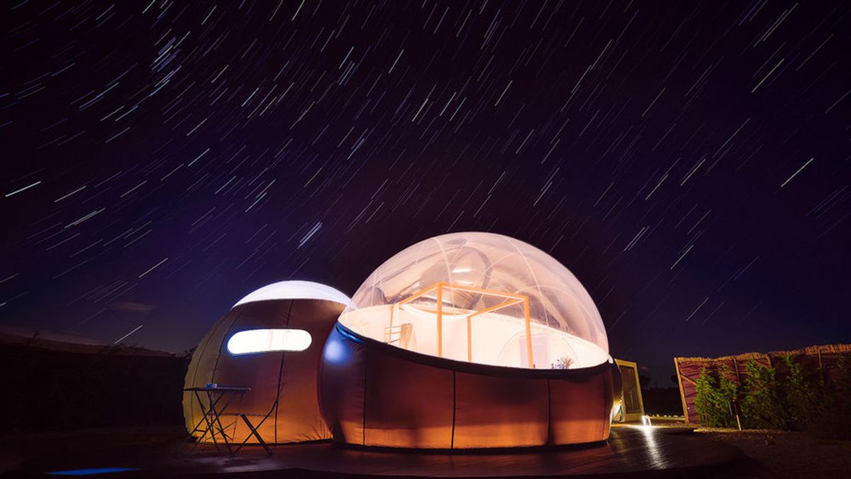 Cinco hoteles burbuja en España para ver las lluvias de estrellas dracónidas y oriónidas