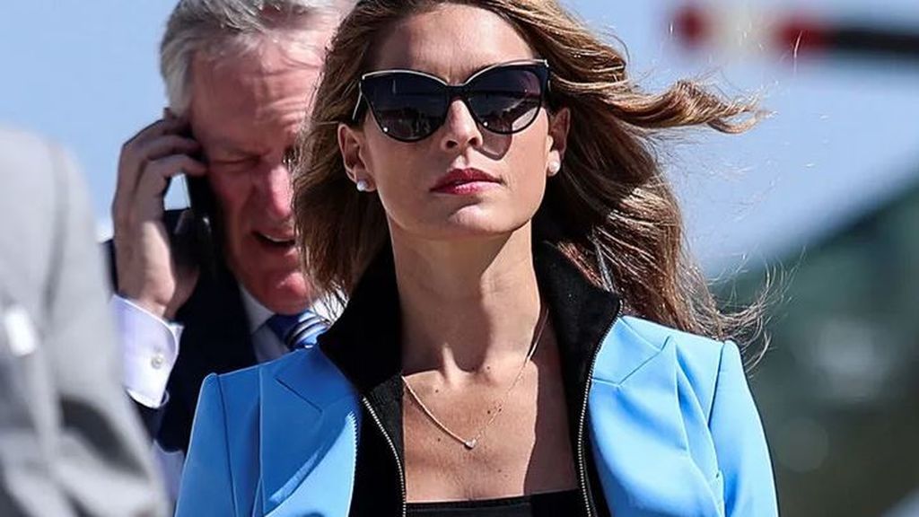 Hope Hicks ha sido vista en numerosas ocasiones sin mascarilla