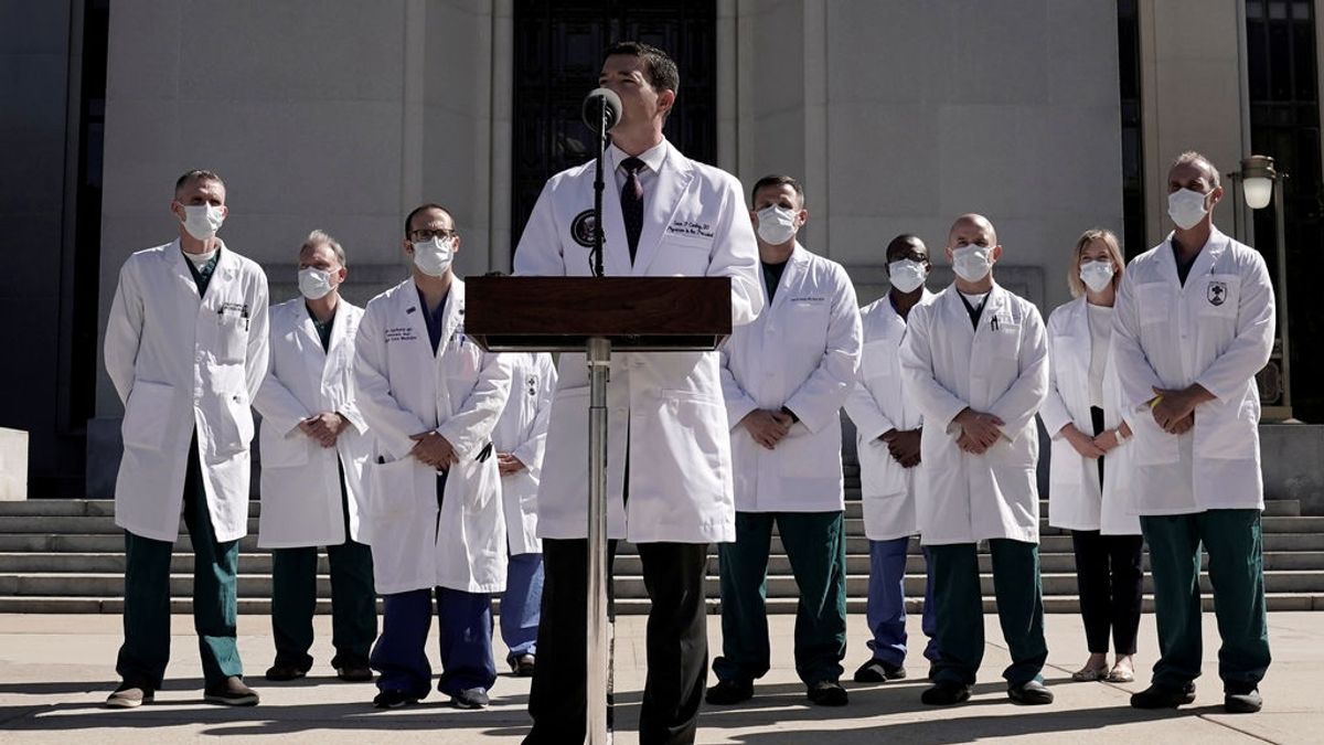 Prime parte médico de Trump: está bien, sin fiebre desde el viernes y "trabajando" Prime parte médico de Trump: está bien, sin fiebre desde el viernes y "trabajando"