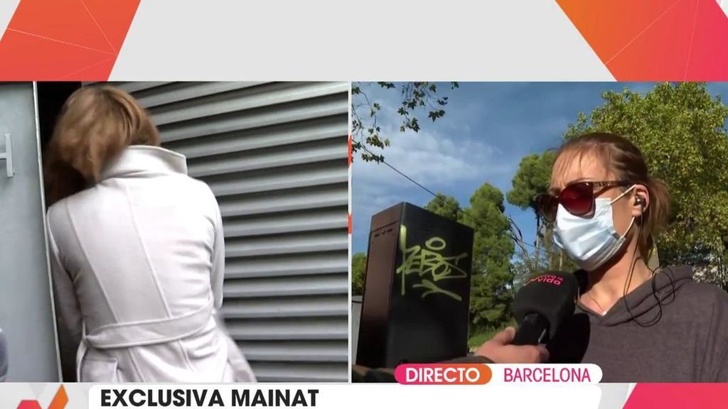 La mujer que protagonizó el escándalo a las puertas de la casa de Mainat