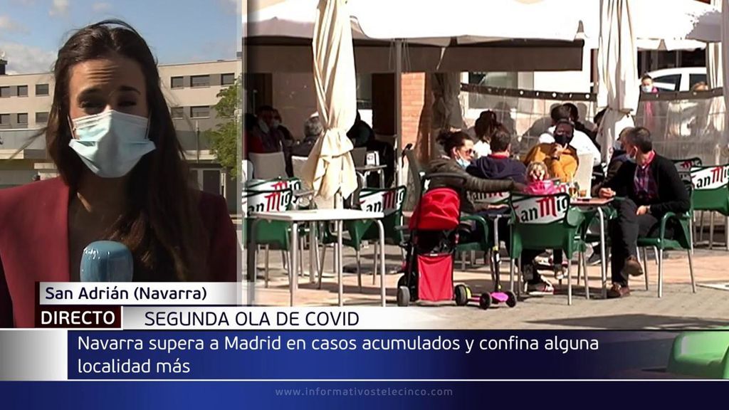 Entra en vigor el confinamiento en San Adrián (Navarra) ante el aumento de la incidencia del coronavirus