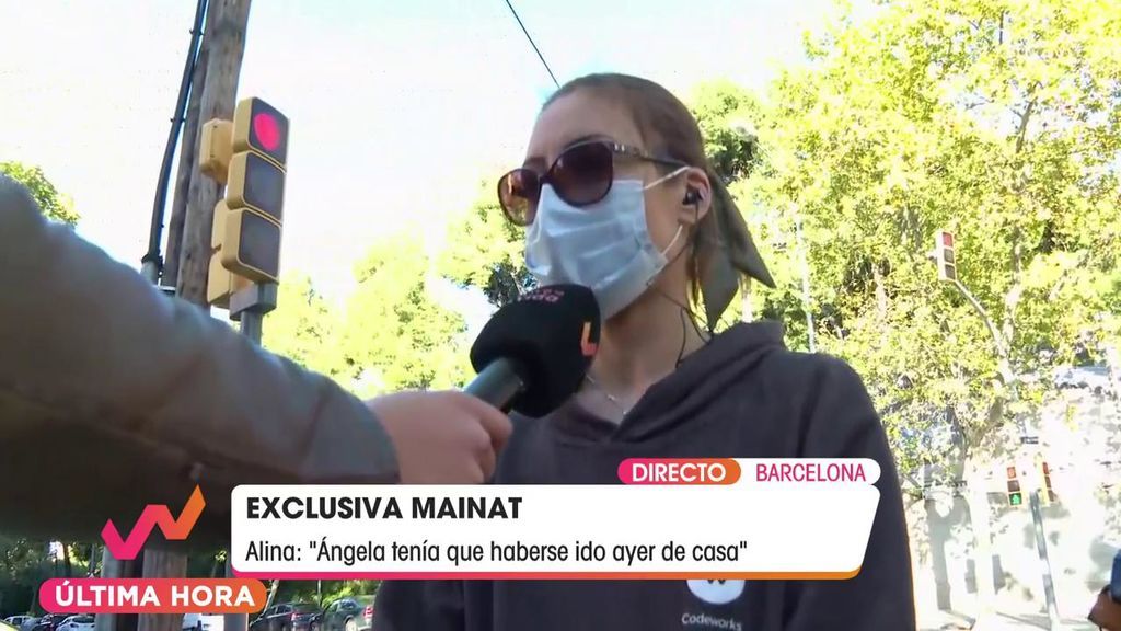 La mujer que protagonizó el escándalo a las puertas de la casa de Mainat