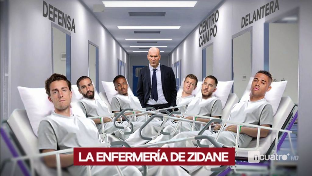 El optimismo de Zidane a pesar de quedarse sin laterales derechos