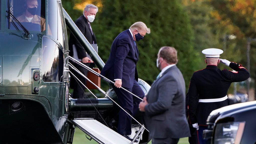 Trump, hospitalizado por coronavirus