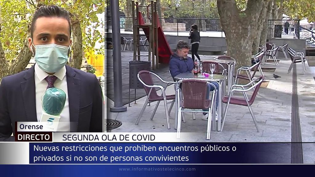 Prohibidas las reuniones de no convivientes en Ourense, triplica la incidencia gallega
