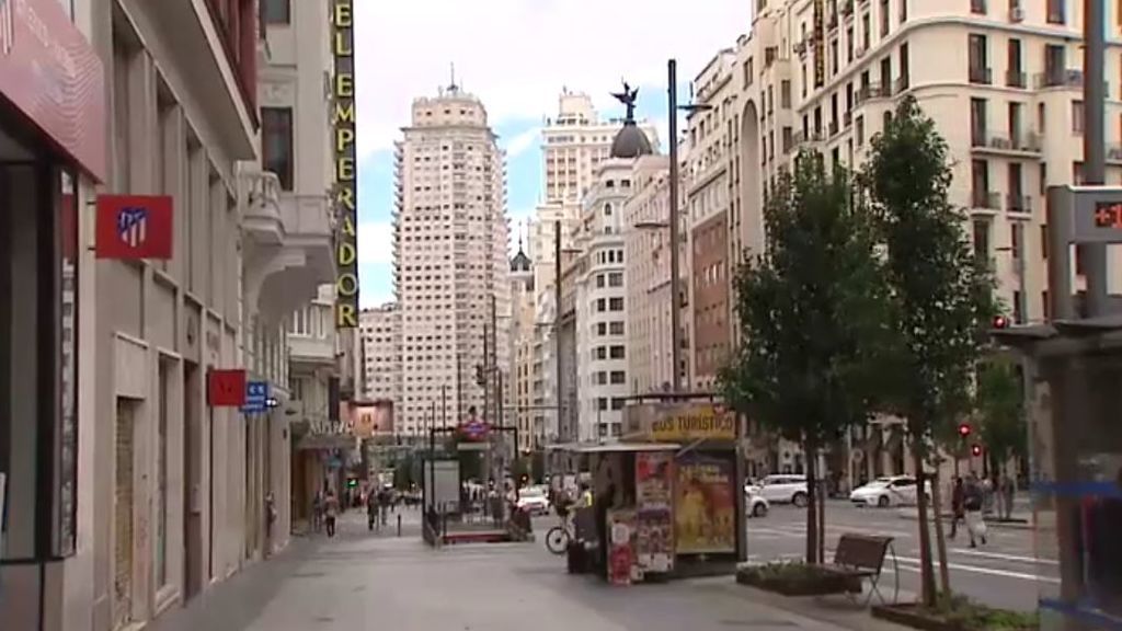 La Gran Vía de Madrid agoniza por la pandemia