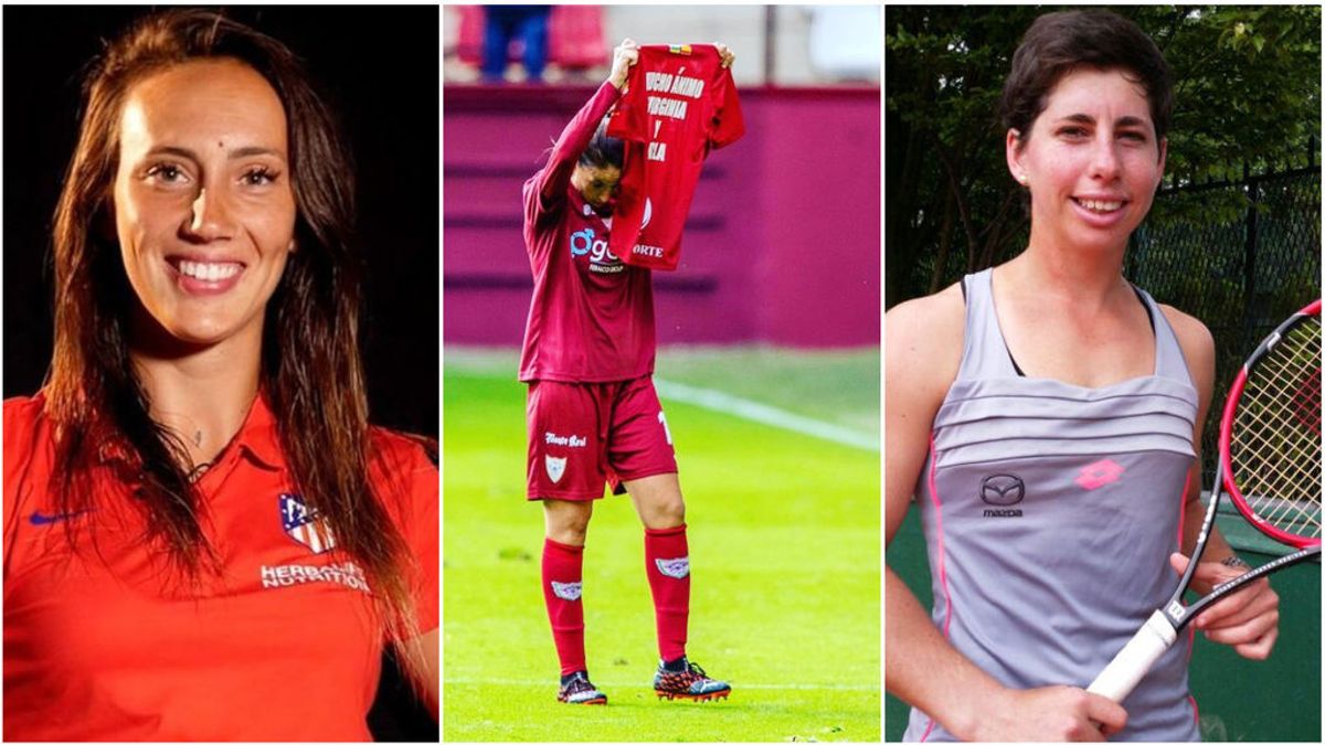 El gran gesto de Olga García, jugadora del Logroño, con Virginia Torrecilla y Carla Suárez: "Os lo prometí, mi primer gol para vosotras"