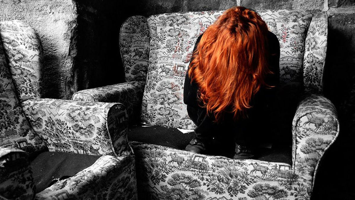 Mujer con depresión Mujer con depresión