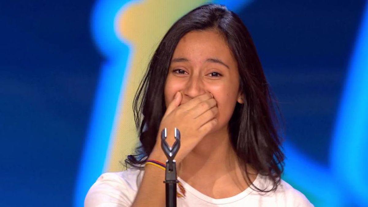 Melany gana el 'ticket dorado' con su impresionante actuación dejando al jurado de 'Idol kids' sin palabras