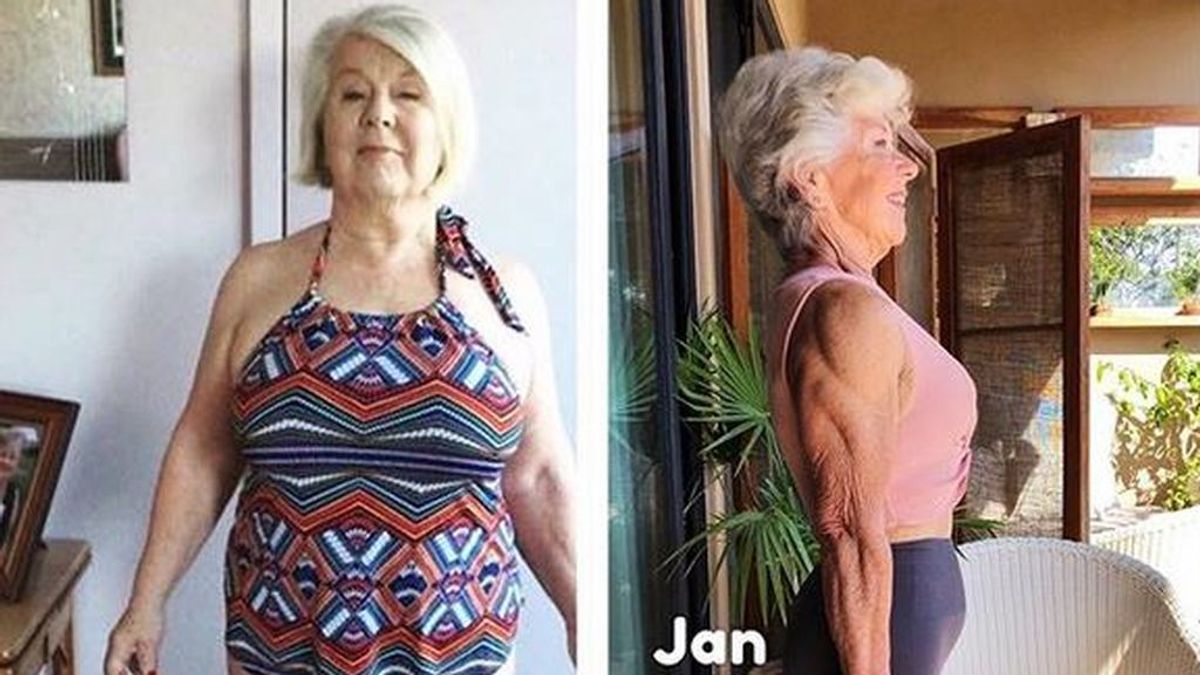 Una anciana se convierte en influencer del fintness tras perder 30 kilos