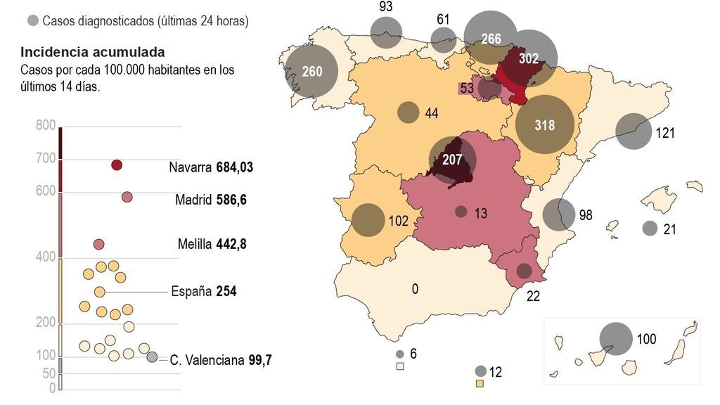 Las ciudades españolas que se 'cerrarían' según el criterio francés: afectaría a 28 grandes municipios