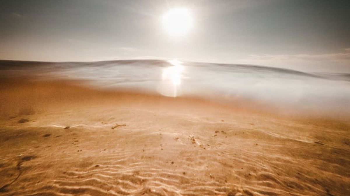 Un desierto en el Ártico: cómo se ha formado un paisaje de arena entre el hielo