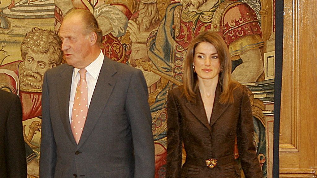Letizia y el rey emérito