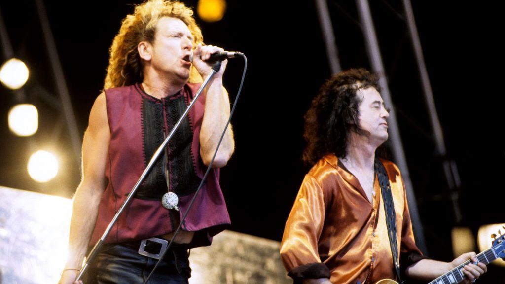 Led Zeppelin en el Festival de Glastonbury en 1995- Cordon Press Led Zeppelin en el Festival de Glastonbury en 1995- Cordon Press
