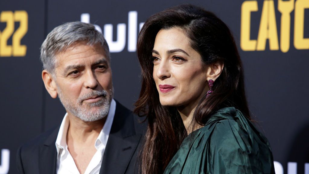George Clooney y su mujer Amal Alamuddin