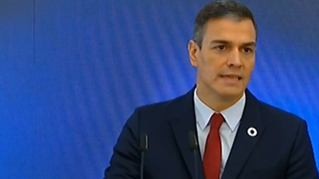 Pedro Sánchez, presidente del Gobierno, en la presentación del Plan de Recuperación Pedro Sánchez, presidente del Gobierno, en la presentación del Plan de Recuperación