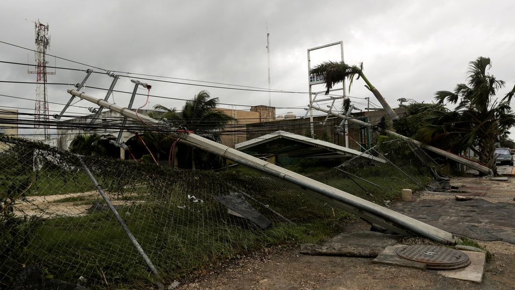 Las imágenes del huracán Delta en México, antes de golpear EEUU