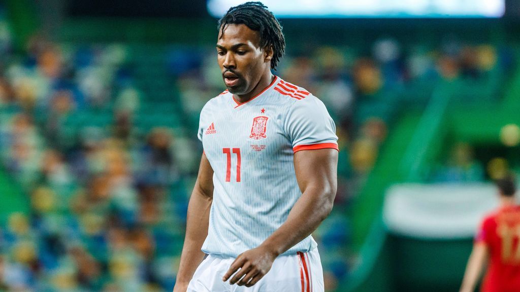 Adama Traoré, en su primer partido con la Selección. Adama Traoré, en su primer partido con la Selección.