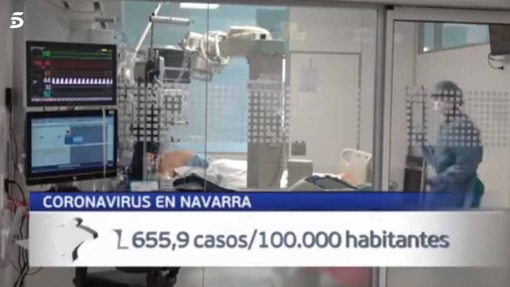 Navarra, otro gran foco preocupante del coronavirus junto a Madrid