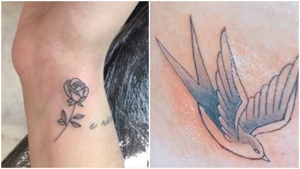 Los tatuajes de Rocío Flores y su novio