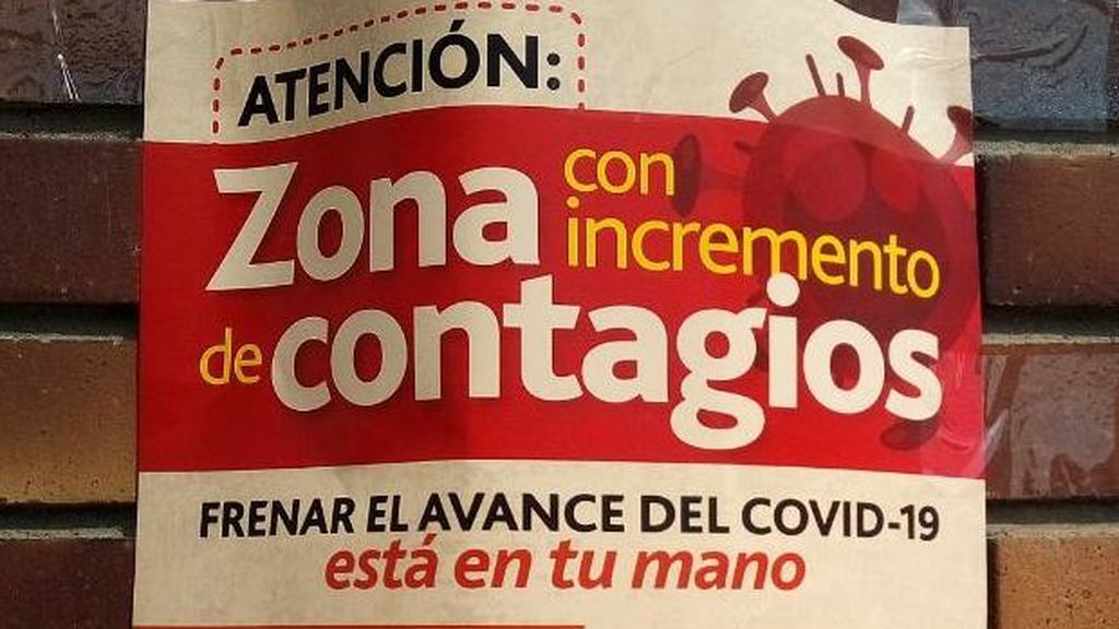 Zona con incremento de contagios: los carteles que estigmatizan a los vecinos de Colmenar Viejo Zona con incremento de contagios: los carteles que estigmatizan a los vecinos de Colmenar Viejo