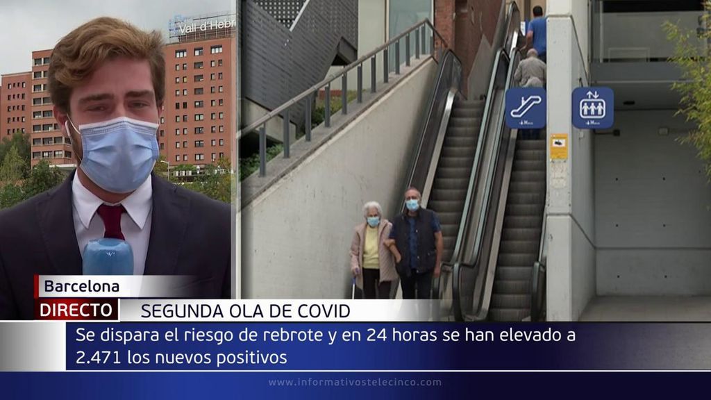 Cataluña registra 2.471 nuevos contagios de coronavirus y siete muertos en el último día