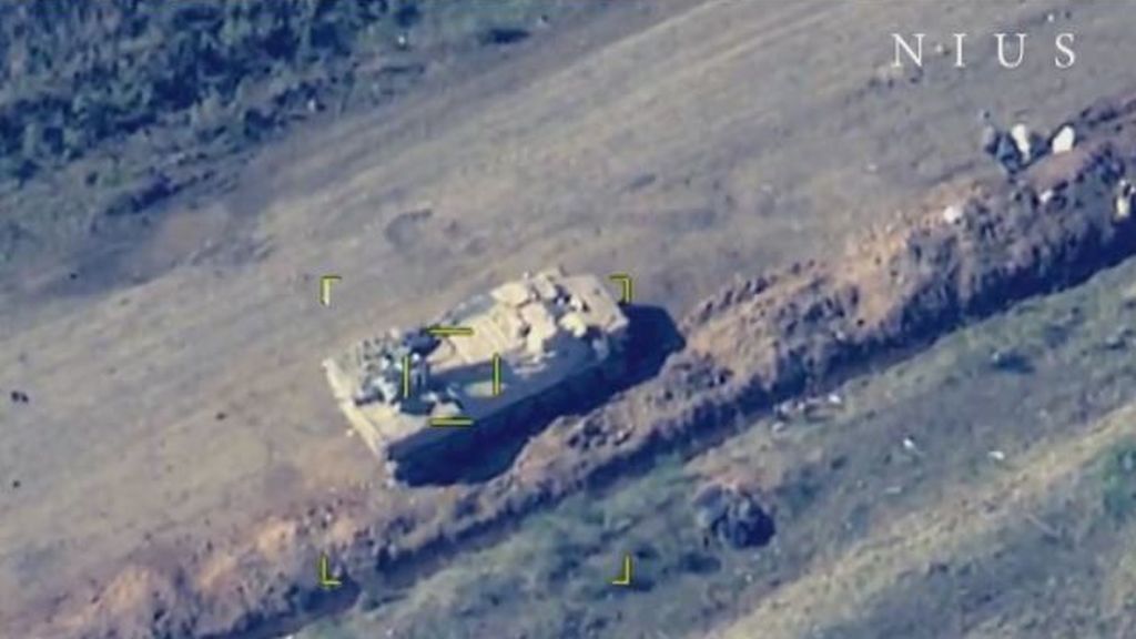 Bombardeos en el enclave de Nagorno Karabaj