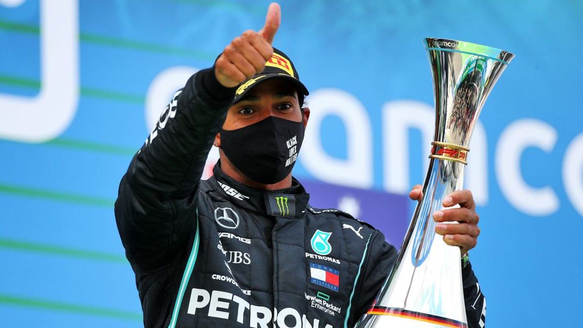 Hamilton se lleva la victoria en el Gran Premio  de Eifel y consigue igualar el récord de Michael Schumacher