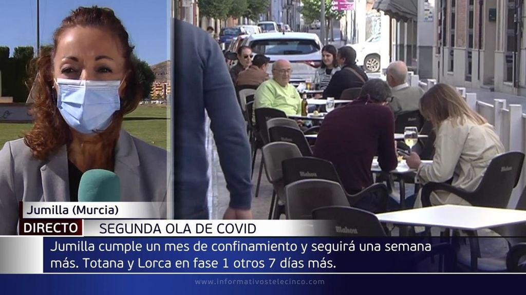 Jumilla, en Murcia, prorroga las restricciones; ya lleva más de un mes confinada