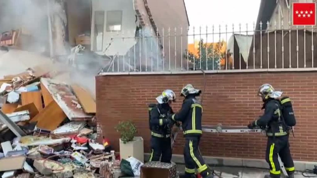 Fuerte explosión en una casa de San Martín de la Vega en Madrid: no hay heridos