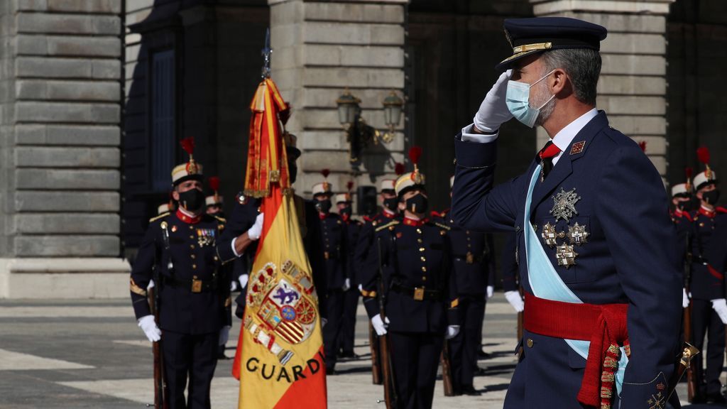 Los Reyes presiden un 12-O marcado por la pandemia y el clima de tensión política