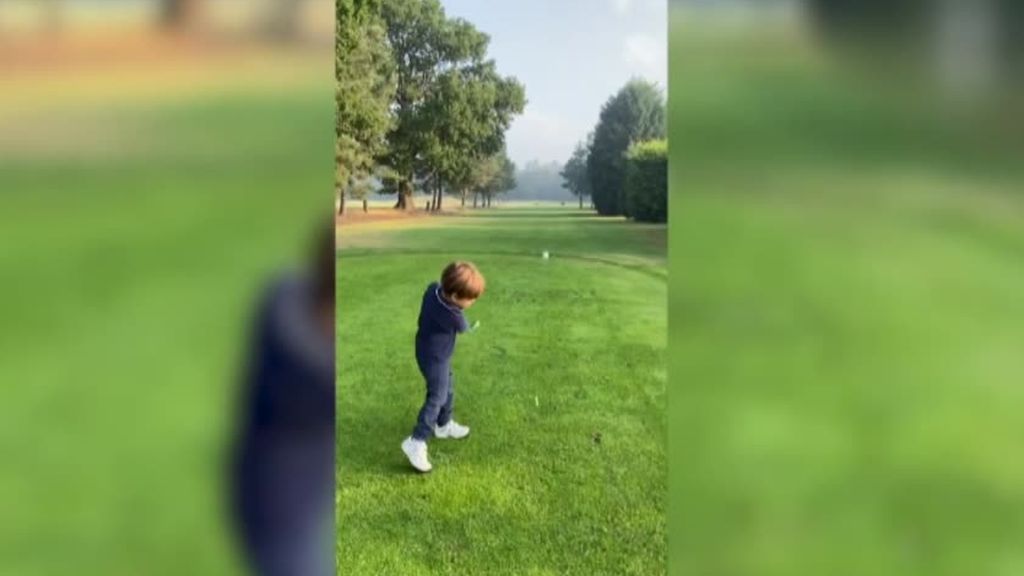 Yari, un niño de solo cuatro años que ya es una promesa del golf: juega como un profesional