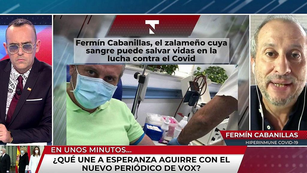 Fermín Cabanillas, hiperinmune al coronavirus