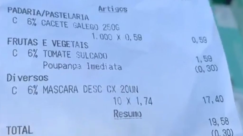 Ciudadano español compra en Portugal 200 mascarillas por 17.40 euros y critica a los políticos