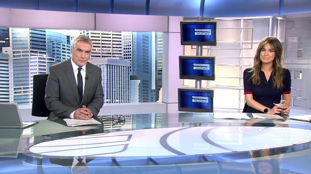 Con David Cantero e Isabel Jiménez Informativos Telecinco 2020 Mediodía 15/10/2020