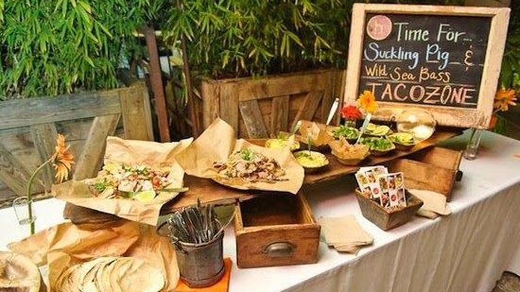 Los 'corners' de comida serán esenciales en una boda.