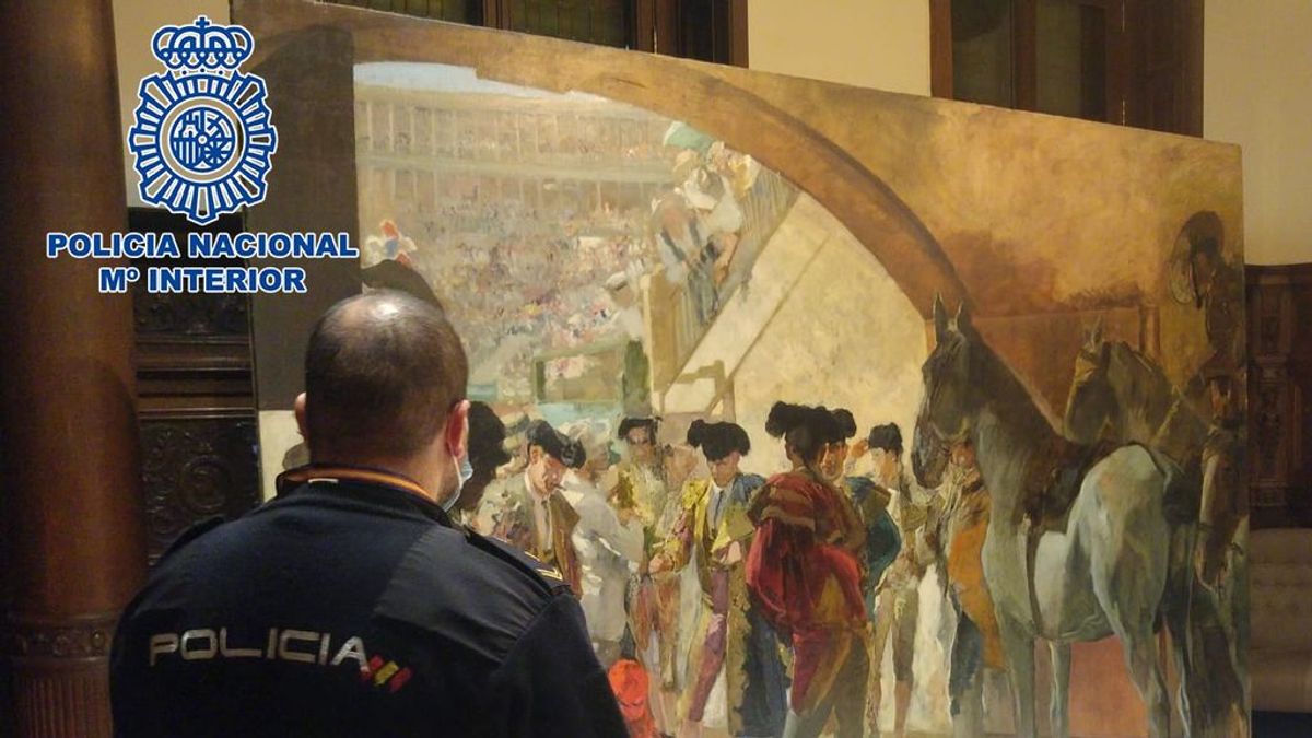 Recuperado en Bruselas un cuadro del pintor Joaquín Sorolla valorado en tres millones de euros Recuperado en Bruselas un cuadro del pintor Joaquín Sorolla valorado en tres millones de euros