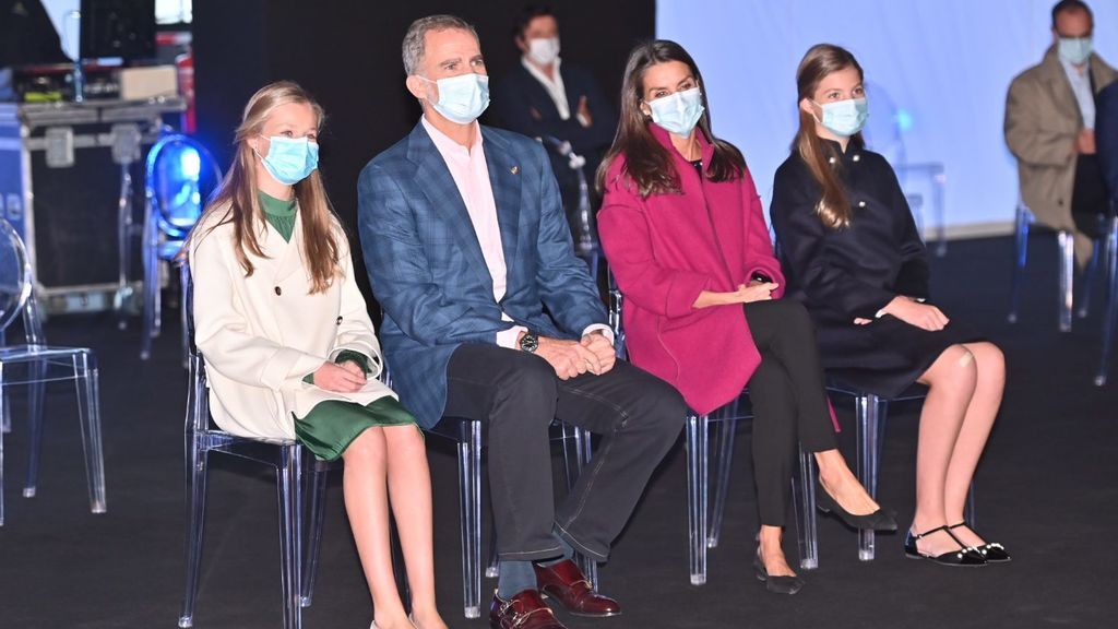 La familia real ha llegado a Asturias 24 horas antes de la entrega
