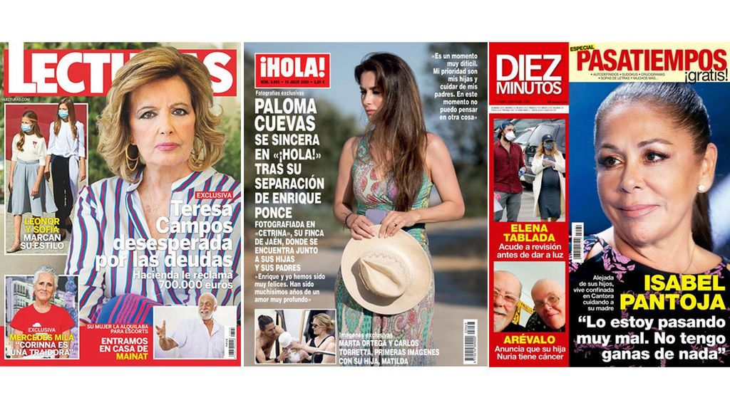Portadas de revistas con mujeres en crisis