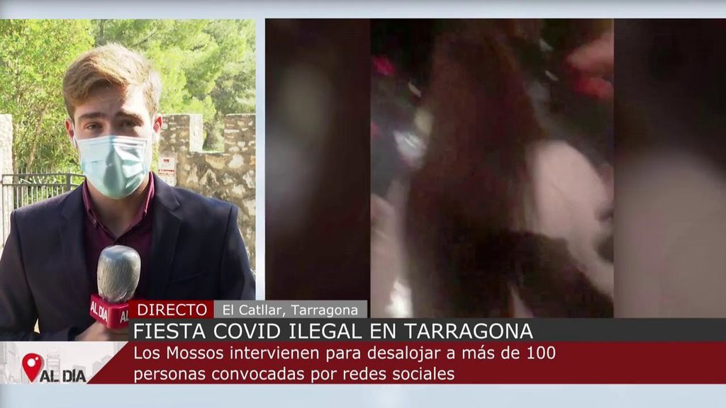 Clausuran una fiesta multitudinaria ilegal en un castillo de Tarragona: 130 asistentes, drogas y un detenido