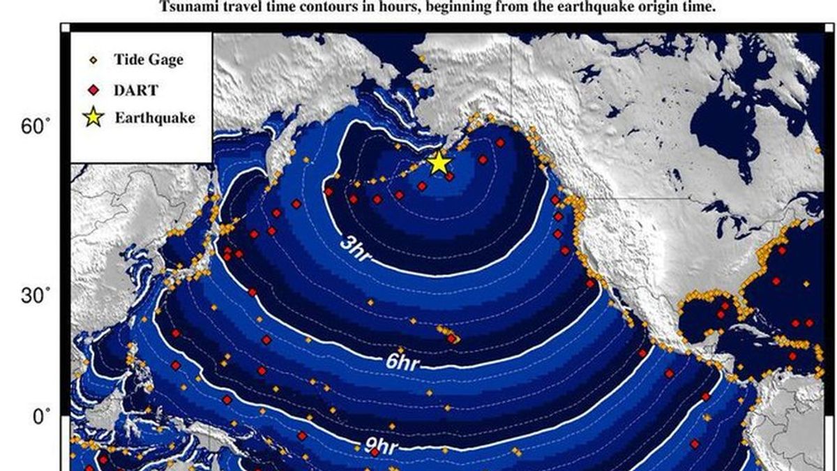 Un terremoto de 7,4 grados sacude Alaska y provoca una advertencia de tsunami