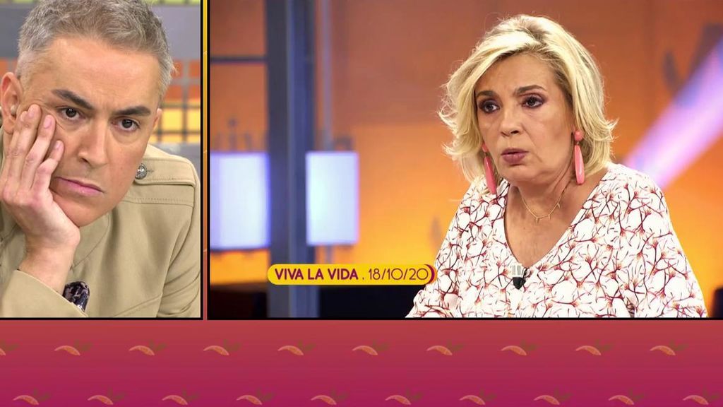 Kiko Hernández escucha las declaraciones de Carmen Borrego