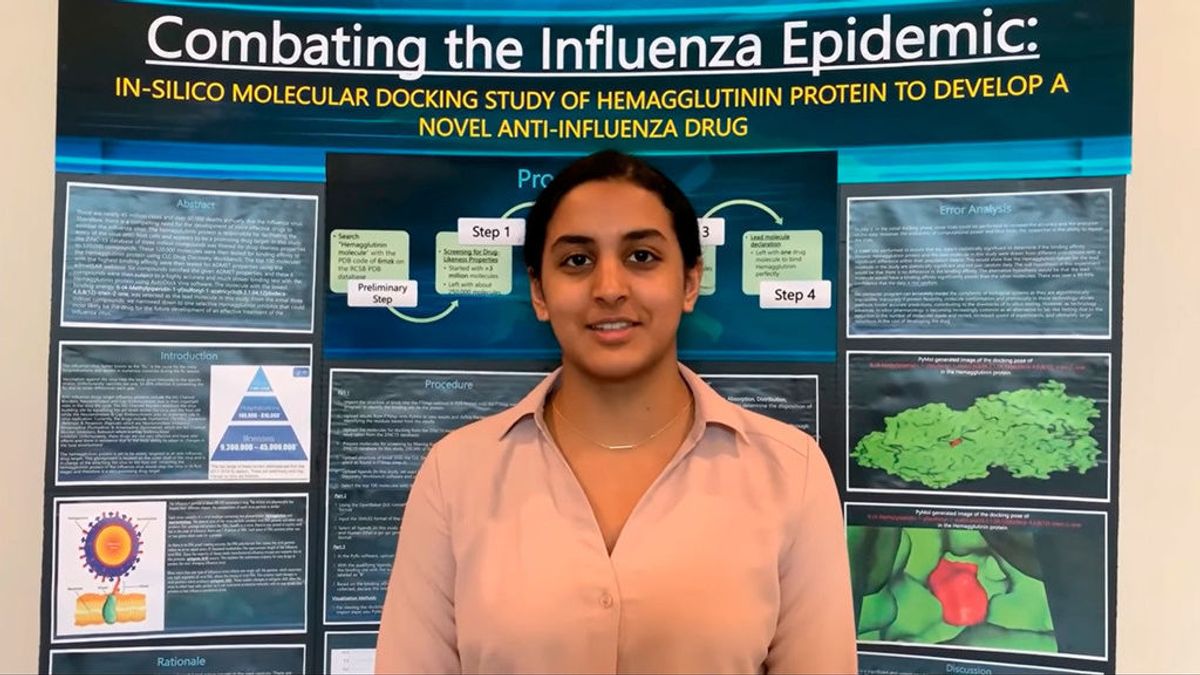 Una joven estadounidense de 14 años descubre una molécula contra el coronavirus