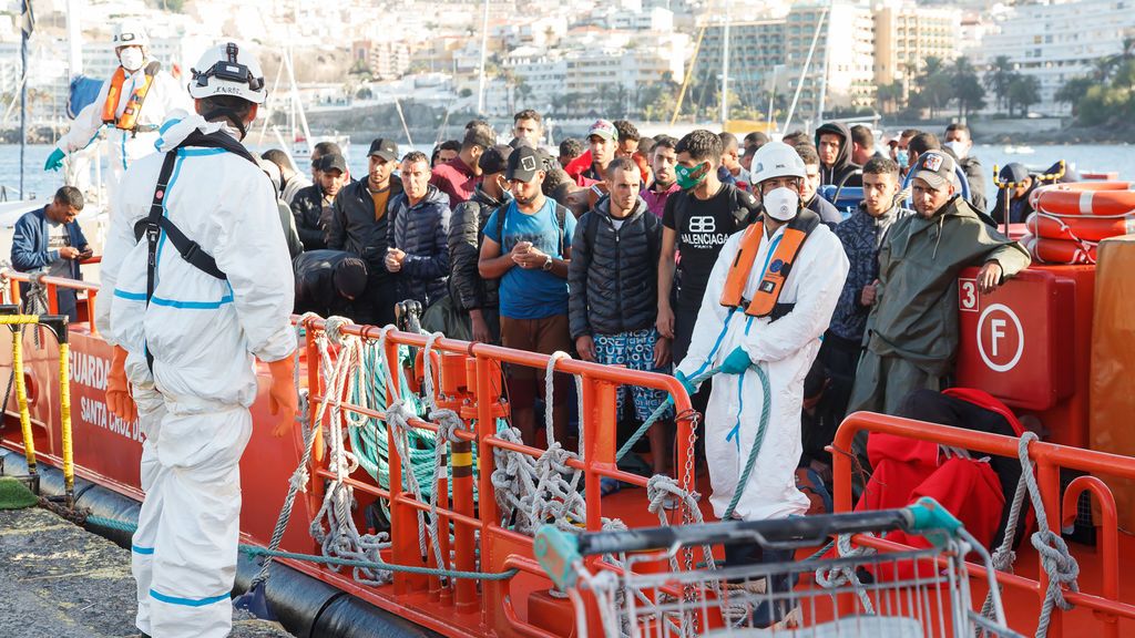 Canarias recibe en 7 días los mismos migrantes que en 2019 Canarias recibe en 7 días los mismos migrantes que en 2019