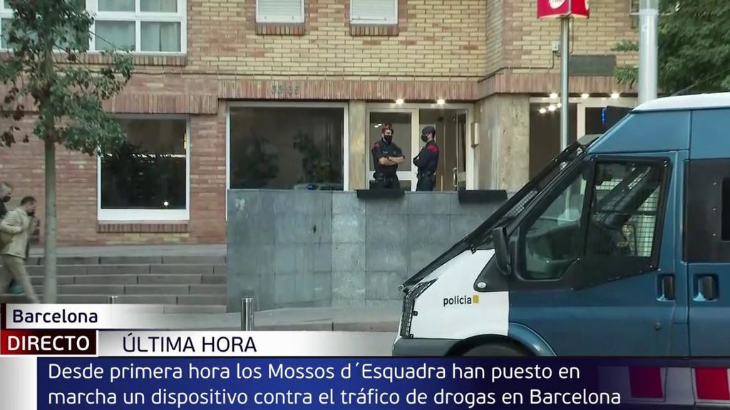 Operación antidroga en Barcelona