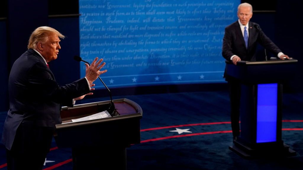 Los mejores momentos del último debate entre Trump y Biden