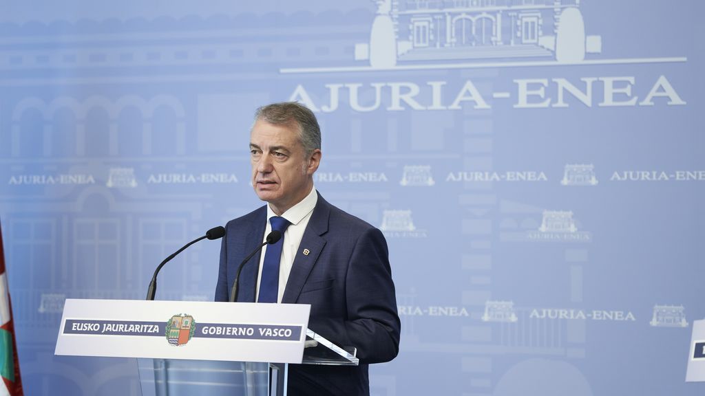 El Lehendakari Urkullu pide el estado de alarma "para todo el Estado" El Lehendakari Urkullu pide el estado de alarma "para todo el Estado"