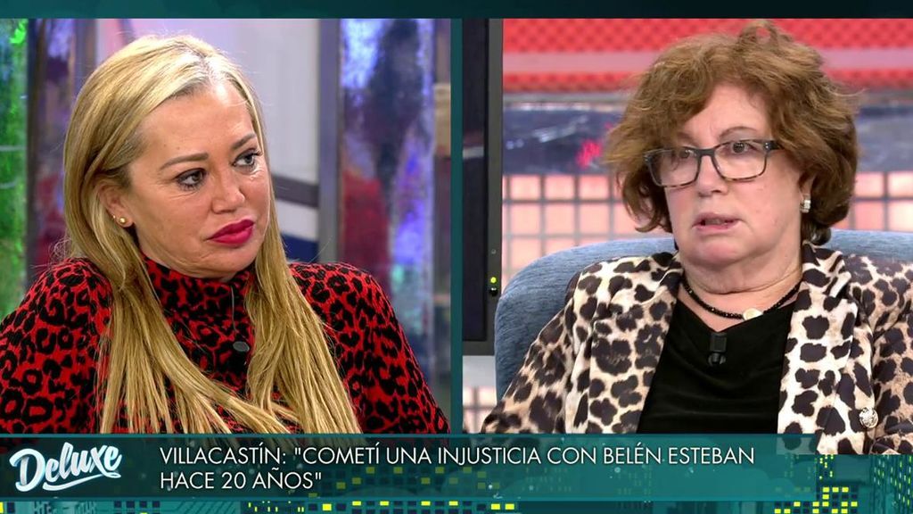 Rosa Villacastín se disculpa con Belén Esteban 20 años después y consigue emocionarla: "La he criticado mucho"